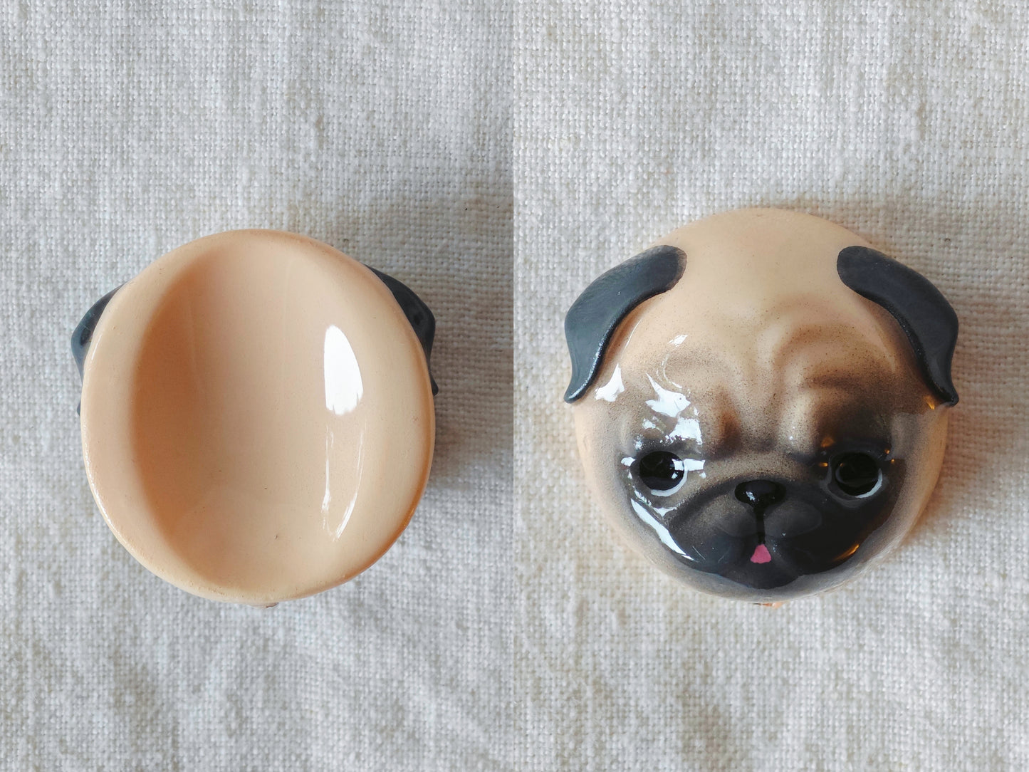 PRE-ORDER Pug Worry Stone (NON MAGNETIC)