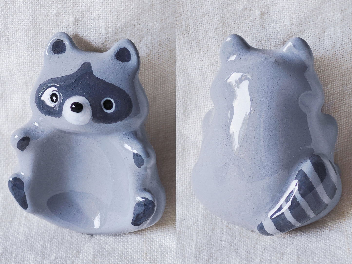 Baby Raccoon Worry Stone (NON MAGNETIC)