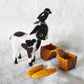 PRE-ORDER Goat Figurine with basket panniers (MAGNETIC) Jumbo Size
