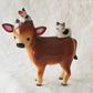 PRE-ORDER Jersey Cow with 2 Cats (MAGNETIC)