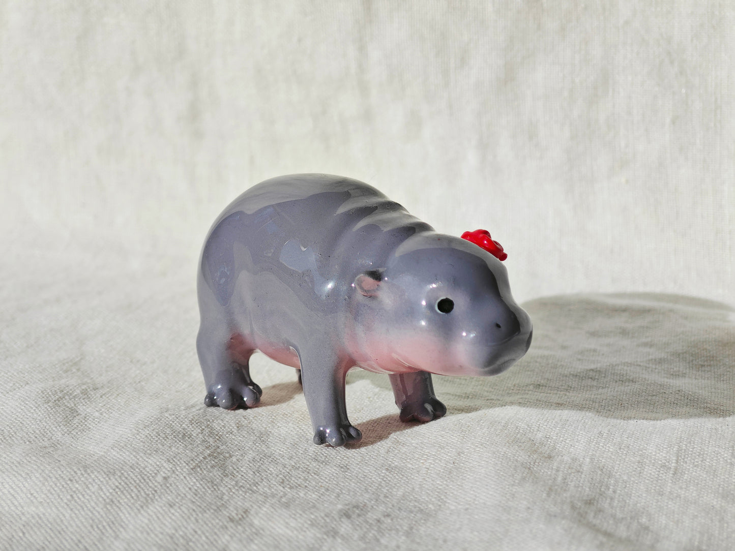 PRE-ORDER Pygmy Hippo Mouth Closed (MAGNETIC)