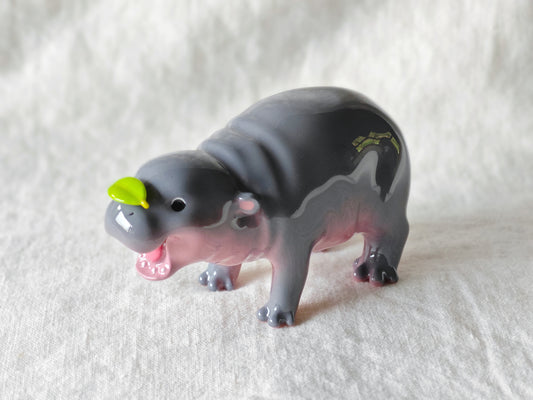 PRE-ORDER Pygmy Hippo Mouth Open (MAGNETIC) Jumbo Size