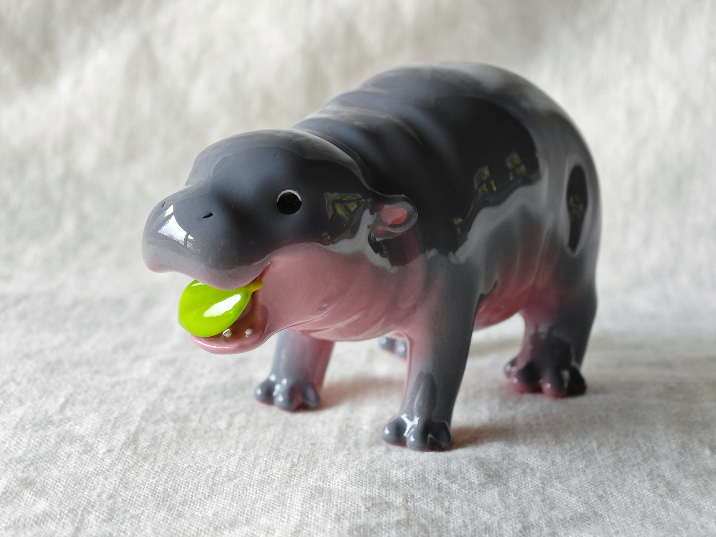 PRE-ORDER Pygmy Hippo Mouth Open (MAGNETIC) Jumbo Size