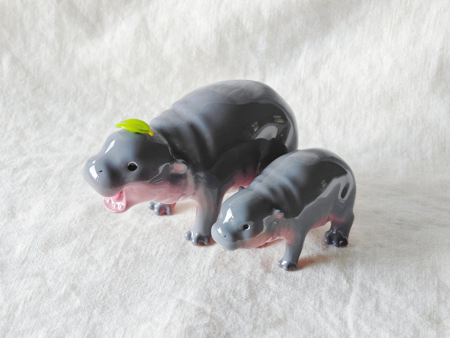 PRE-ORDER Pygmy Hippo Mouth Open (MAGNETIC) Jumbo Size