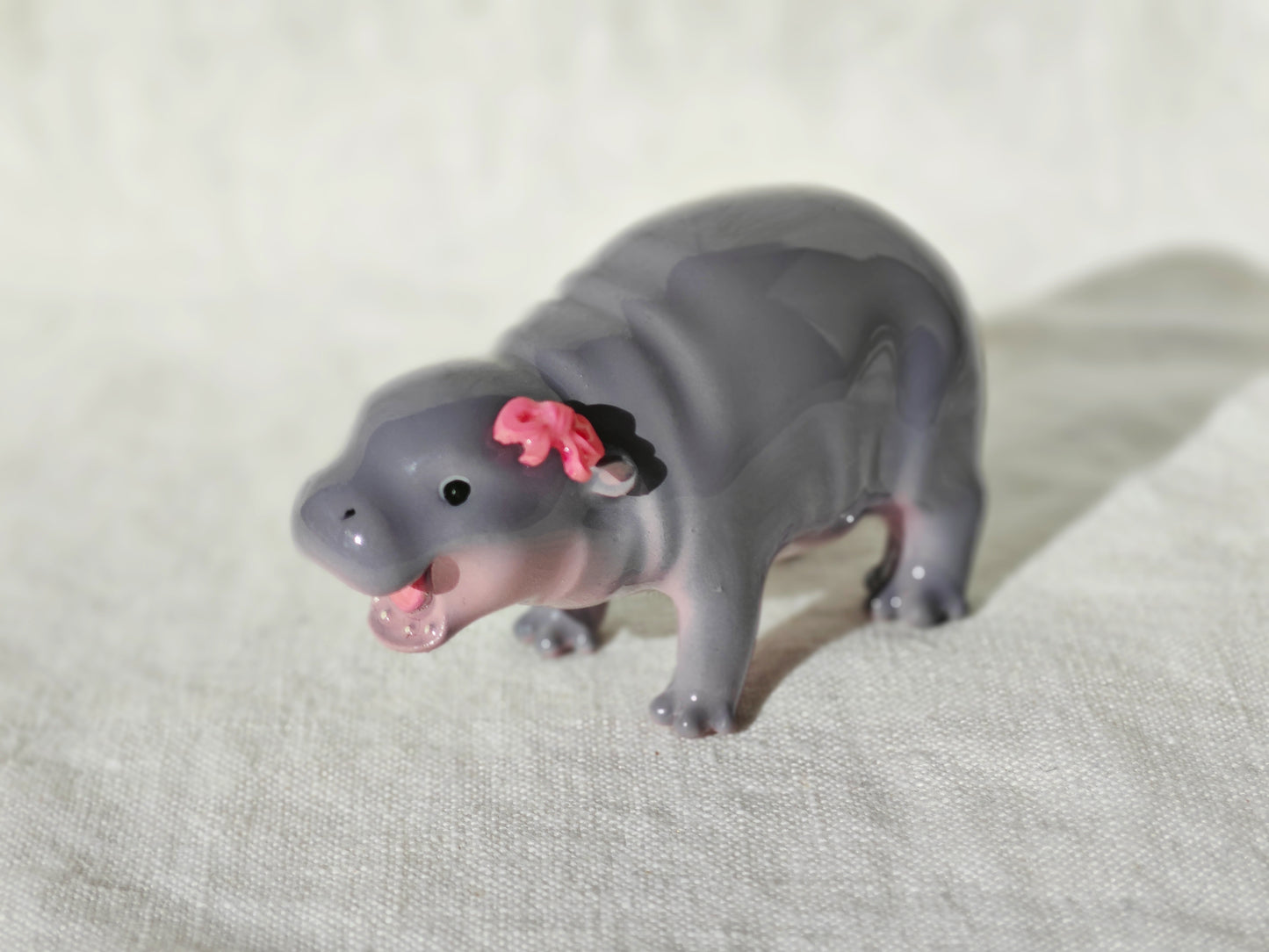 PRE-ORDER Pygmy Hippo Mouth Open (MAGNETIC)